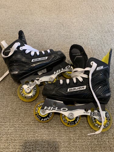Bauer RS Youth Rollerblades Regular Width Size 10 Inline Skates