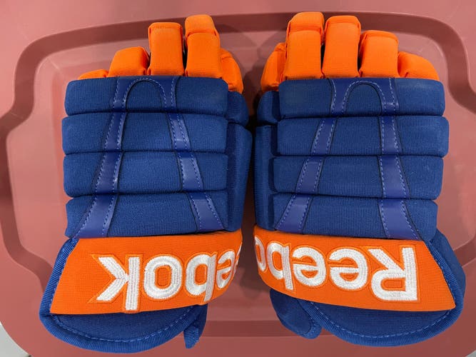 New Edmonton Oilers / New York Islanders Reebok HG Ultra 13” hockey Gloves