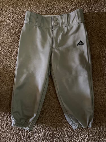 Gray Used XXS Adidas Game Pants