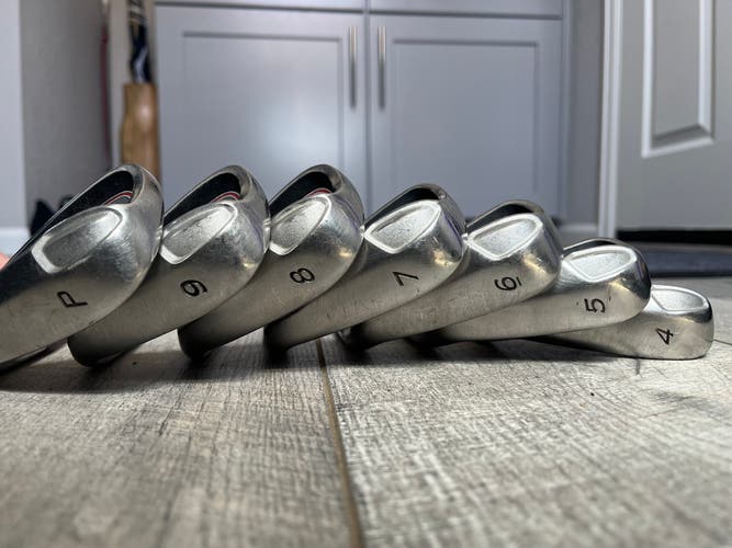 Men's Right Handed Stiff Flex Steel Shaft Burner Plus Iron Set