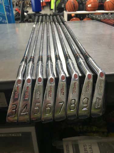Used Wilson Staff Tour Blade Vintage 3i-pw Stiff Flex Steel Shaft Iron Sets