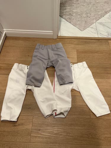 Mizuno Performance Plus Youth M Baseball Pants, Knickerbocker Style