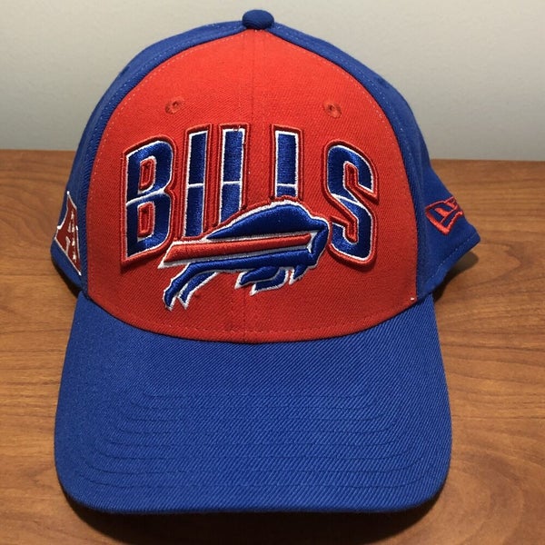 Buffalo Bills Hat Baseball Cap Fitted Blue NFL Football Reebok L XL Flex Men Dad