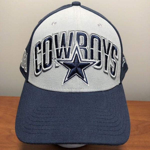 Dallas Cowboys Hat Cap Fitted Mens 7 1/8 Blue White NFL Football