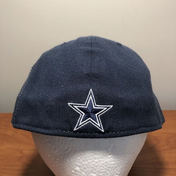 Dallas Cowboys Hat Baseball Cap Fitted NFL Football Blue Reebok L XL Retro  Dad