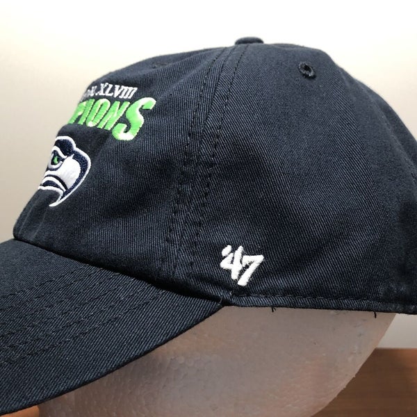 Seattle Seahawks Hat Baseball Cap Fitted NFL Football 47 XL Super Bowl  Champions