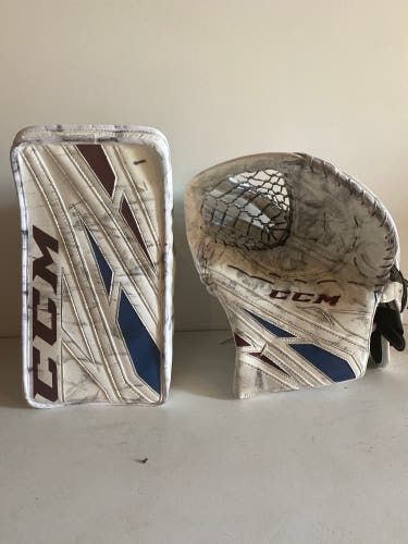 CCM EFlex4 Glove and Blocker Grubauer Pro Return