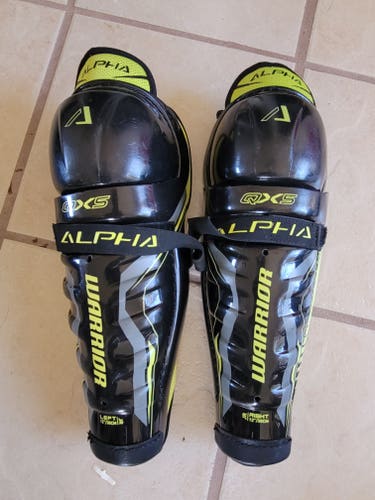 Used Warrior Alpha QX5 Shin Pads