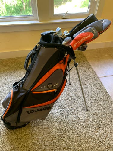Used Left Hand Wilson Profile Teen Flex Clubs (Full Set)