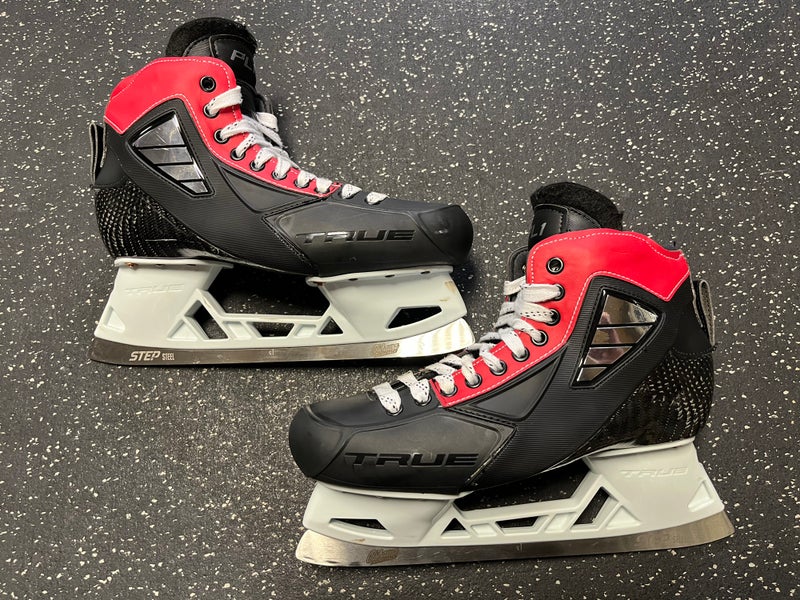 New True Regular Width Pro Stock Size 10 Custom Pro Hockey Goalie Skates