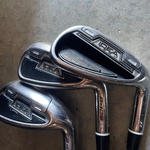 Golf clubs Adams idea 3 Pc iron set in right Handed  Steel temper shaft R300