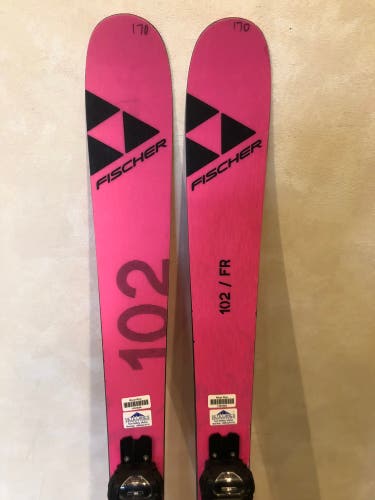 Fischer Ranger FR 102 Skis With Bindings 170cm 1101024