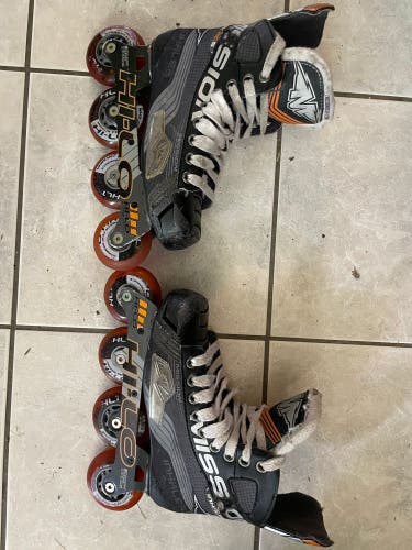 Used Mission  Size 3 Inline Skates Inhaler AC5