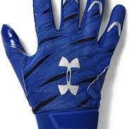 NWT adult L/large UA UNDER ARMOUR spotlight ADULT RECEIVER FOOTBALL GLOVES, 1351538-400 SFIA