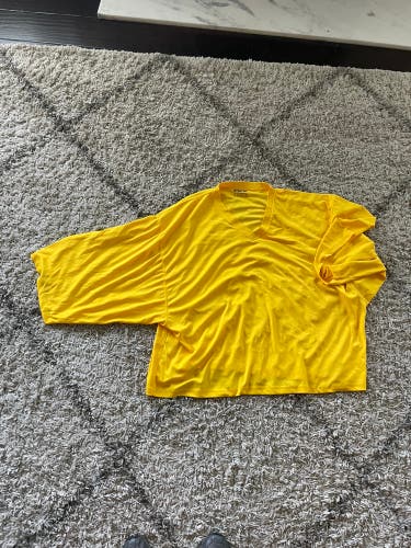Tron Yellow Hockey Goalie Cut Jersey