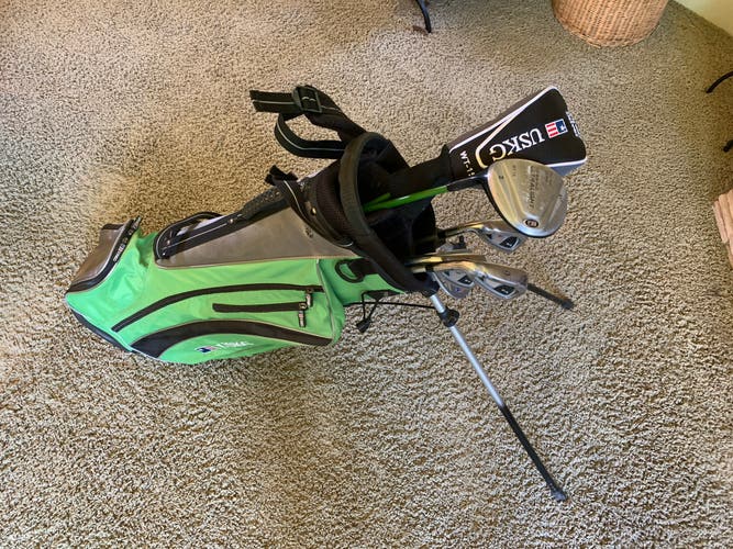 Used Left Hand US Kids UL 57 Club Set with Bag