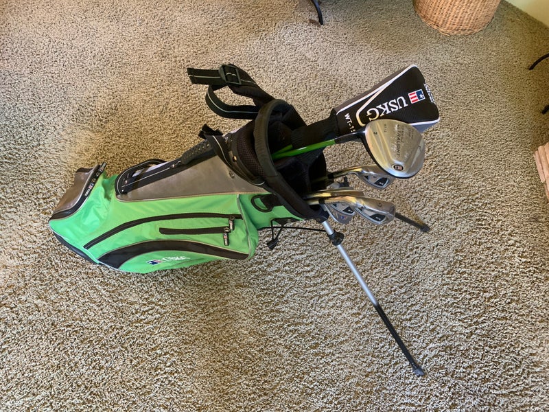 Used Left Hand US Kids UL 57 Club Set with Bag