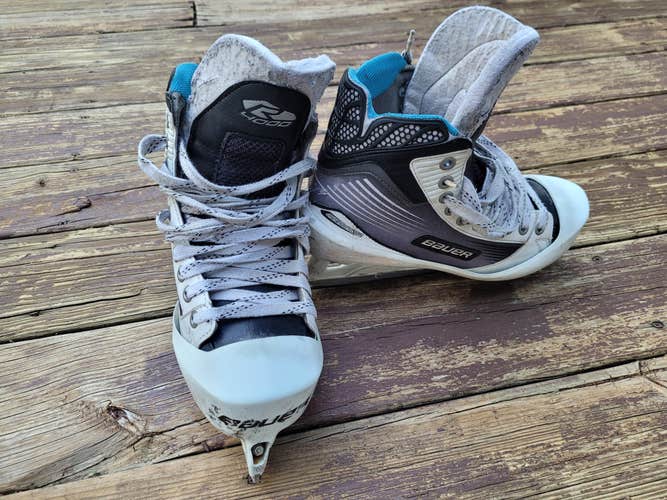 Senior Bauer Reactor 4000 Goalie Skates 7.5