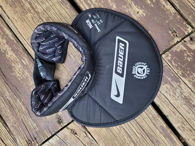 Used Bauer Jr. Goalie Neck Protector