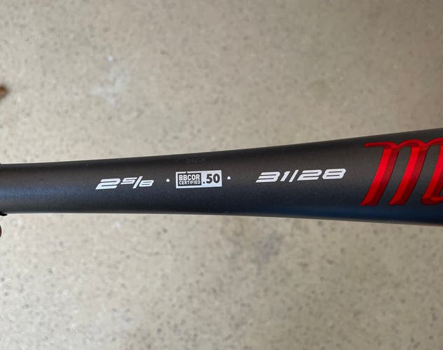 BBCOR Certified Marucci (-3) 28 oz 31" Cat 9 Bat