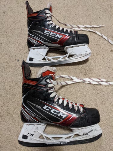 Junior Used CCM JetSpeed Control Hockey Skates Size 8