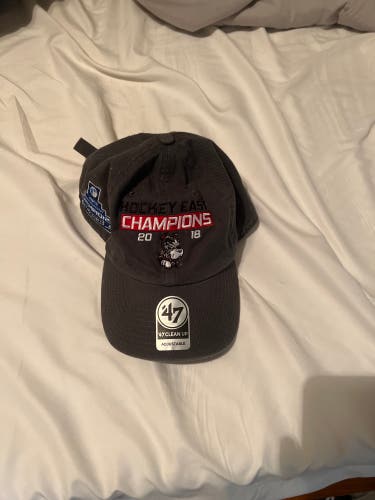 Gray New Medium/Large 47 Brand Hat Boston University Hockey East Champs
