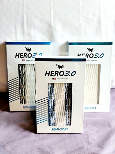 Brand New 4 Boxes ECD Hero 3 SS Mesh Only. All White, White w/ Black Striker or Royal Blue Striker.
