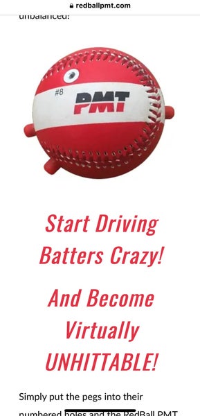 Redball PMT (Pitch Movement Trainer)