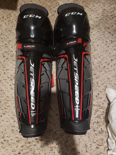 CCM JetSpeed FT370 Shin Pads 16" Senior