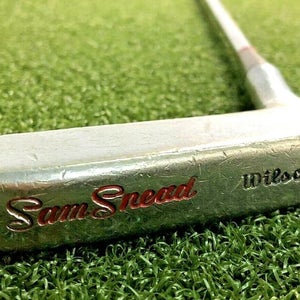 Wilson Sam Snead ALL ORIGINAL 2-Way Putter / 35" / RH or LH / Steel / sa6820