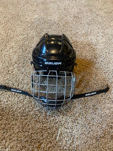 Used Like New Small Bauer IMS 5.0 Helmet With Cage
