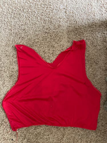 Red Lacrosse Pinnie