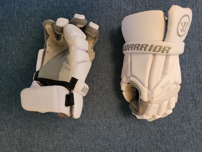 Used Warrior Evo Lacrosse Gloves 10"