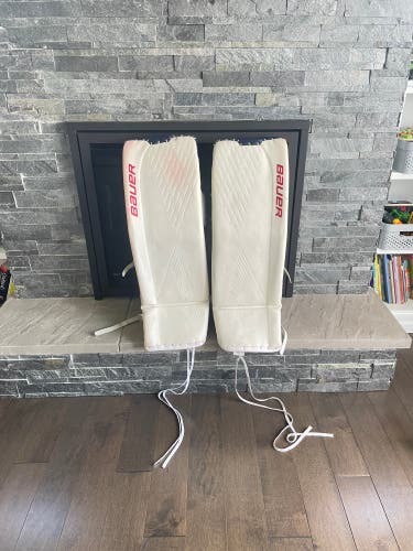 “Vanecek” Bauer Pro Stock Ultrasonic Goalie Leg Pads