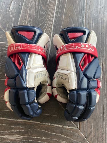 Used Player's Maverik 13" Lacrosse Gloves