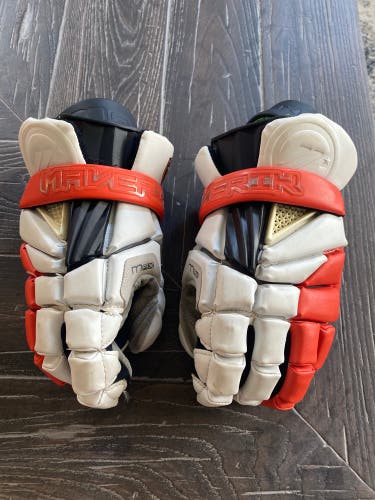 Used Player's Maverik 13" Max Lacrosse Gloves
