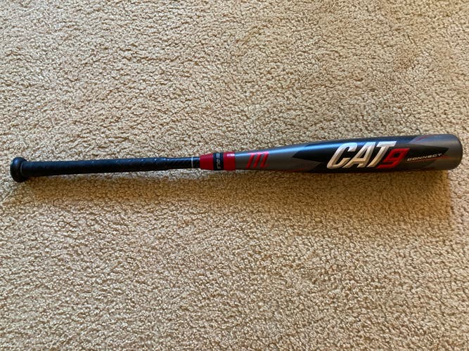 Used USSSA Certified 2021 Marucci Hybrid Cat 9 Connect Bat (-5) 27 oz 32"