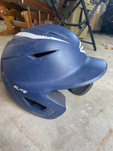 Used Large Easton Elite X Batting Helmet with C flap right handed