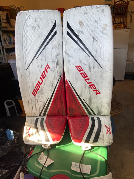 Filip Gustavsson Bauer Vapor 2X Goalie Leg Pads