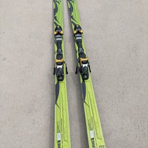 Elan M777 Skis w/Tyrolia Bindings Size 192 Cm Color Green Condition Used Consign