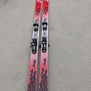 Research Dynamics Coyote Skis w/Marker Bindings Size 182 Cm Color Red Condition