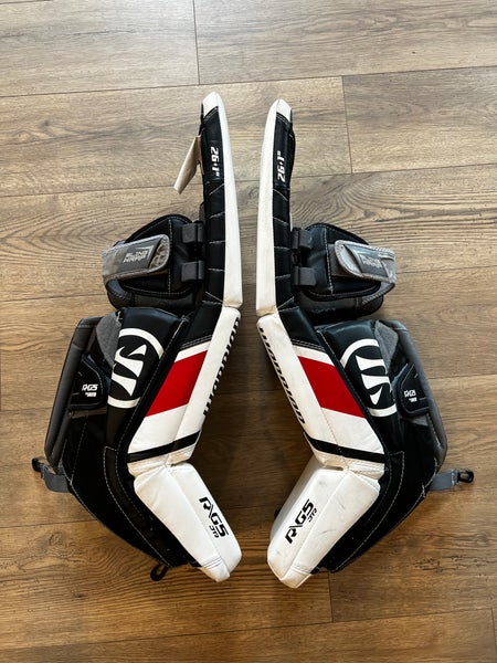 Used 26" Warrior Ritual G5 Goalie Leg Pads