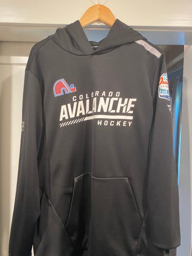Colorado Avalanche Lake Tahoe Player Issued Hoodie Large