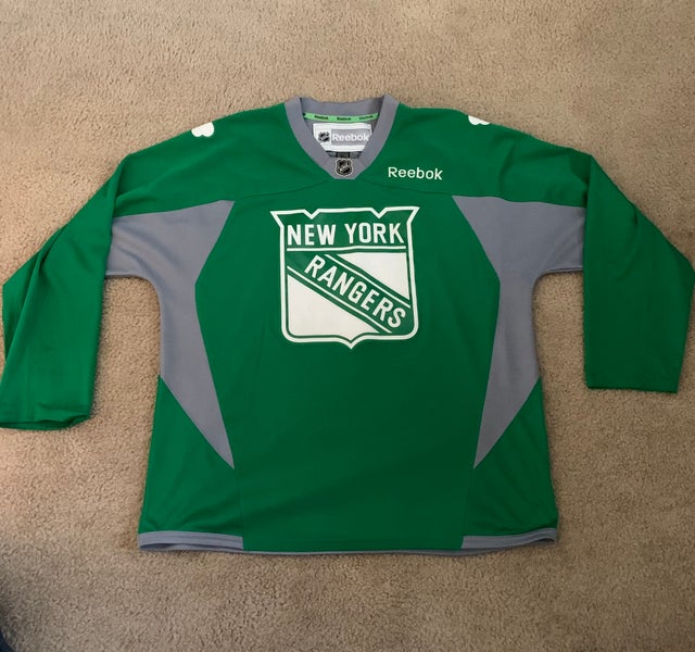 Reebok, Shirts, New York Rangers Stpatricks Day Jersey