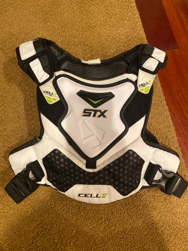 Used Large STX Cell V Shoulder Pads