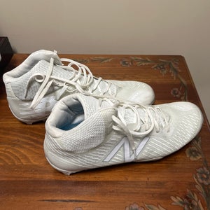White Men's Molded Cleats New Balance Cleats