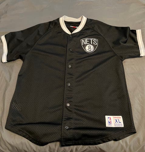 Brooklyn Nets button up jersey