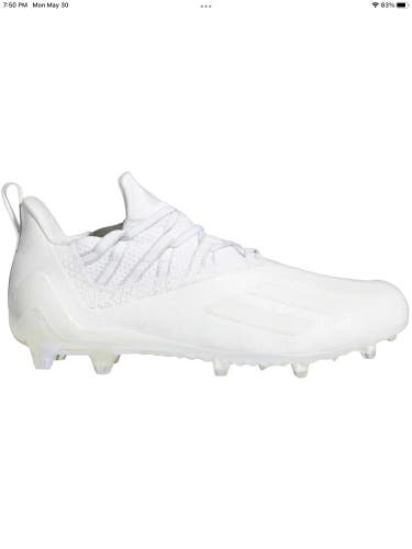 NWT! Adidas Adizero 11 Comics Football Cleats FZ1159 Cloud White Men's Size 9.5