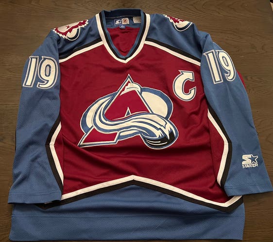 Vintage Colorado Avalanche Joe Sakic Starter Jersey