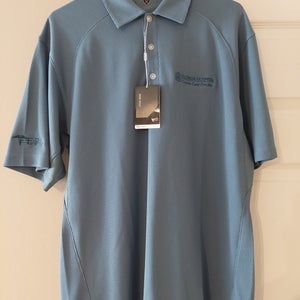 Mens Adult Medium Nike Golf Shirt Blue